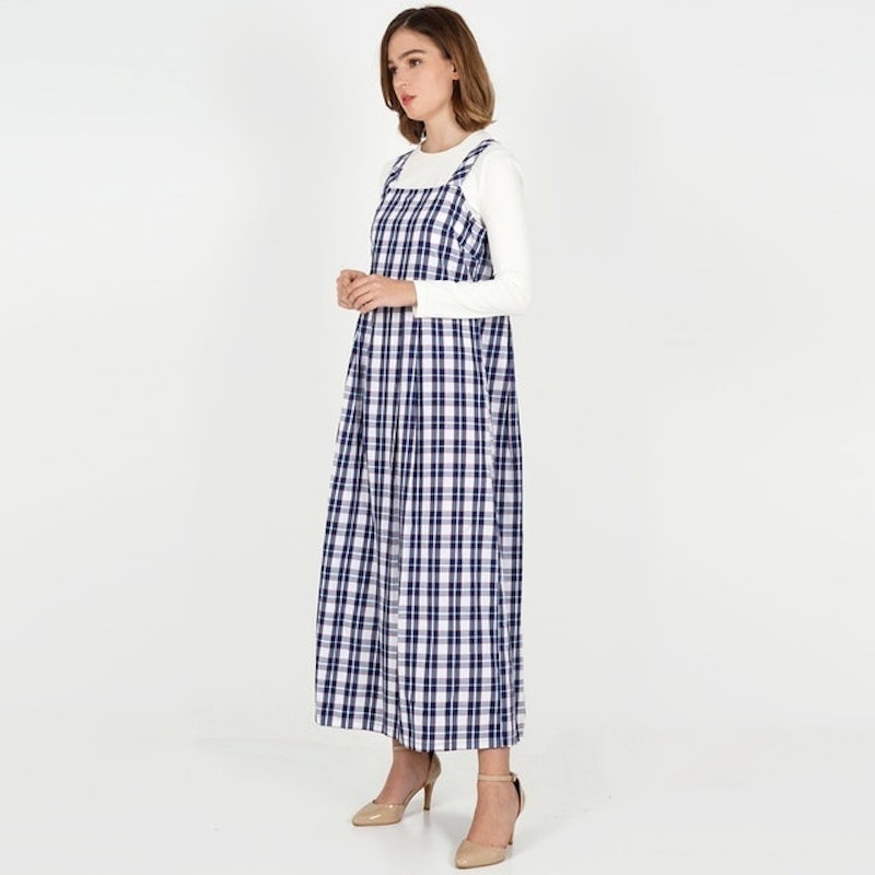 Plaids Sleeveless Dress 2
