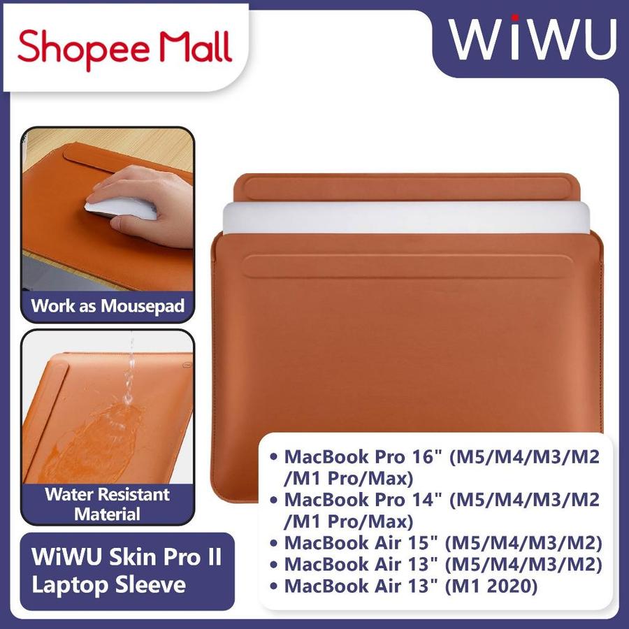 WiWU Laptop Sleeve Skin Pro II Black Air 13'' (M3/M2)