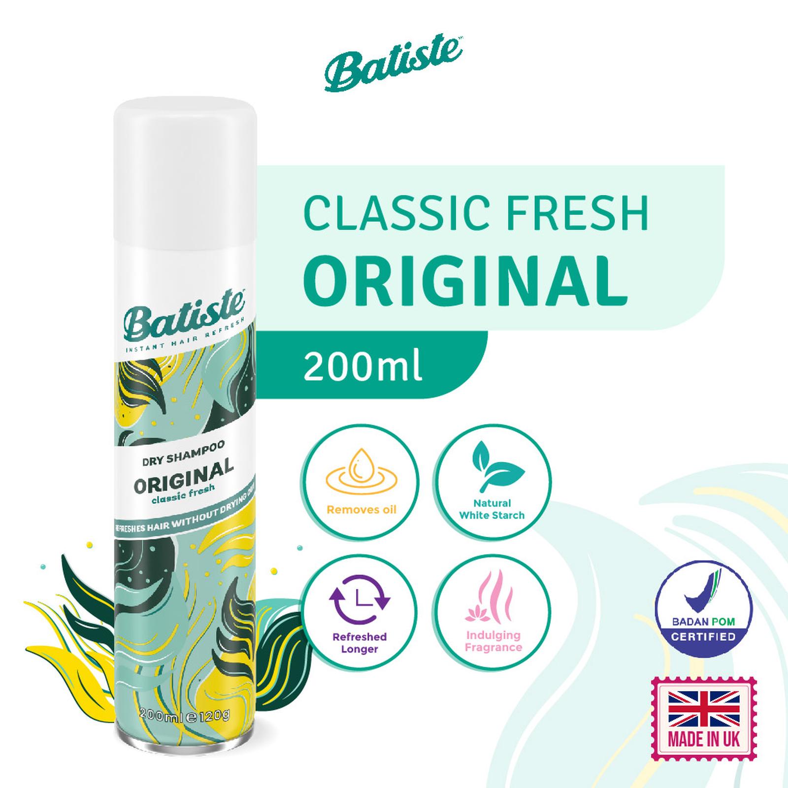 Church & Dwight Batiste Clean & Classic Original Dry Shampoo 200 ml