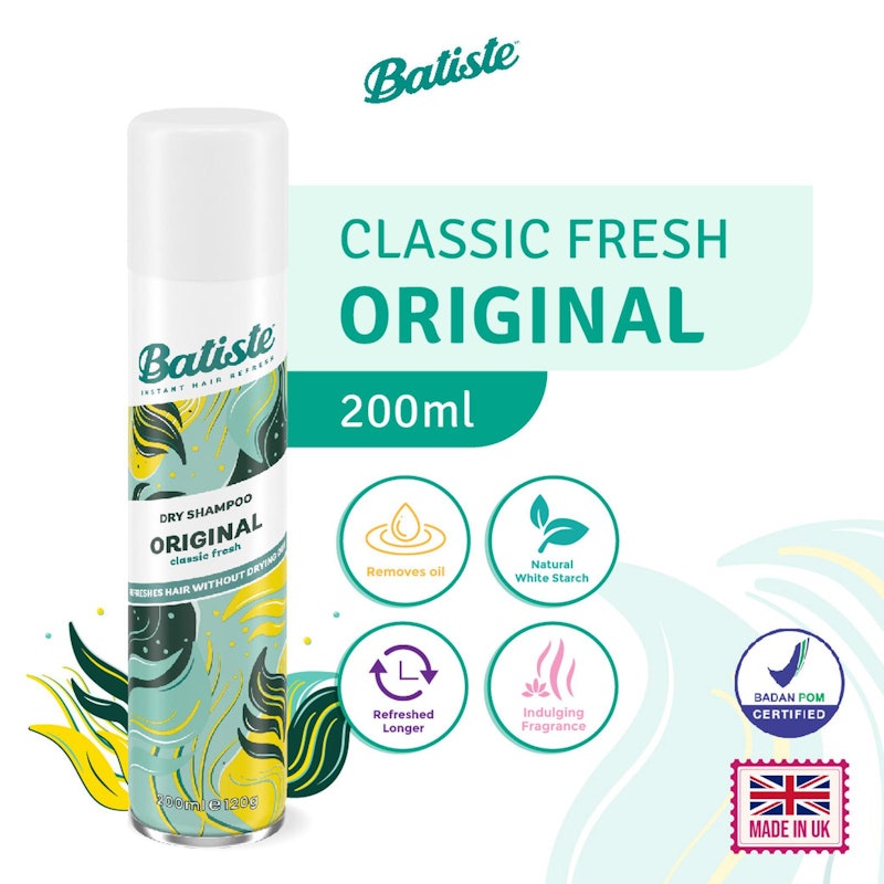Batiste Clean & Classic Original Dry Shampoo 200 ml 3