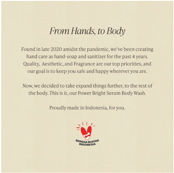 Sunggal Inti Makmur ÉLMER Pear & Freesia Power Bright Serum Body Wash