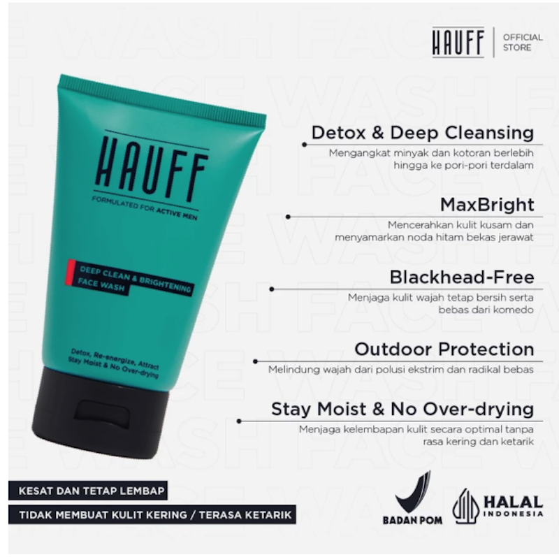 HAUFF Deep Clean & Brightening Face Wash 3