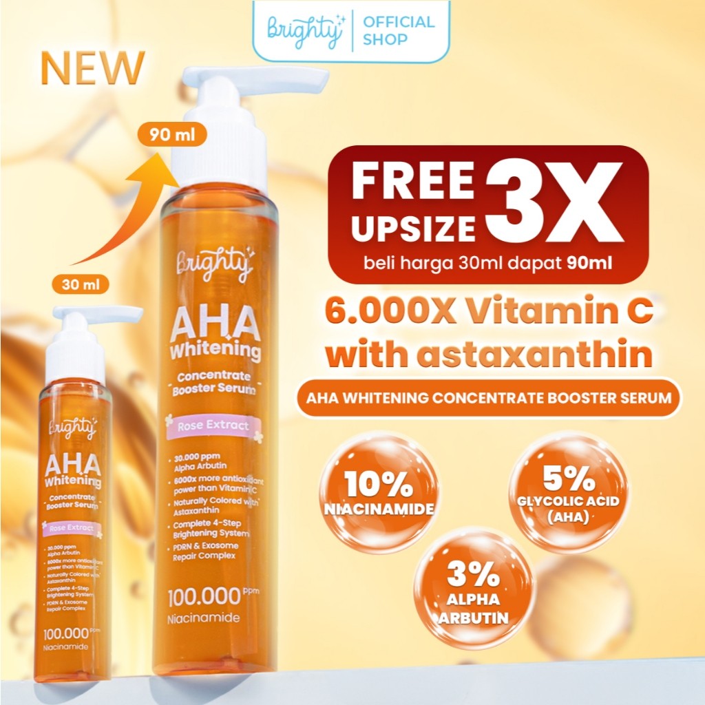 Cedefindo Brighty AHA Whitening Concentrate Booster Serum