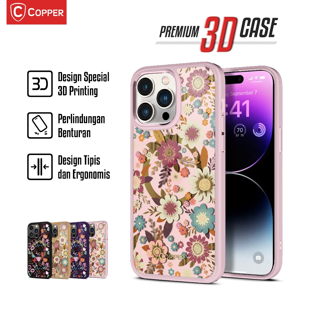  Copper Premium Case 3D Printing iPhone 14/Pro/Pro Max 