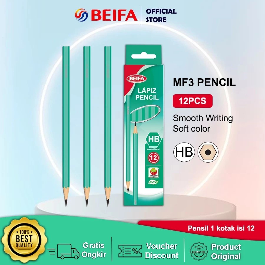 Beifa Pencil HB MF3 Green