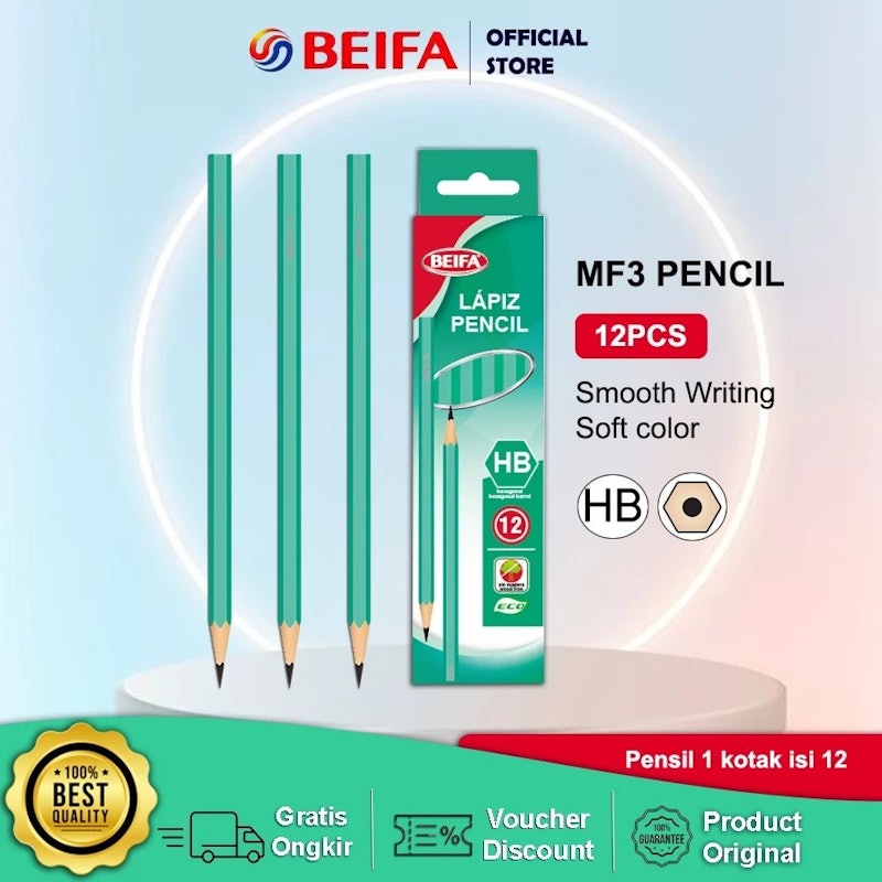 Beifa Pencil HB MF3 Green 2