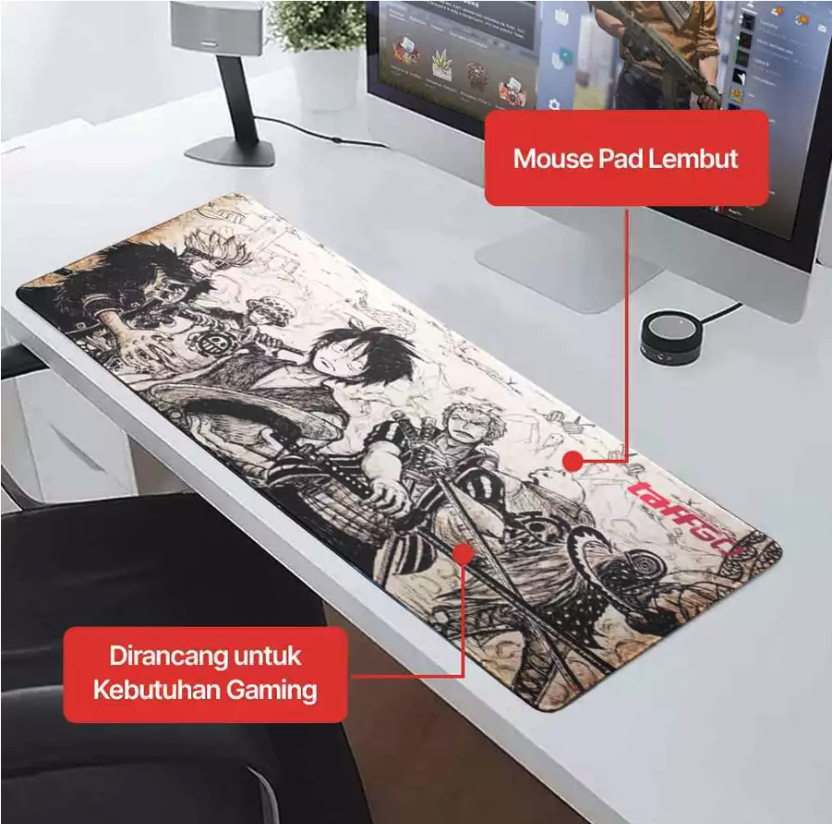 Jakarta Digital Nusantara TaffGO Professional Gaming Mouse Pad One Piece  MP004 