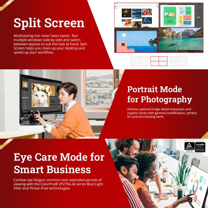 ViewSonic Corporation ViewSonic® ColorPro™ VP2756-4K