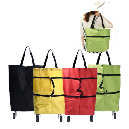 Kenmaster Tas Belanja Lipat Roda Serbaguna