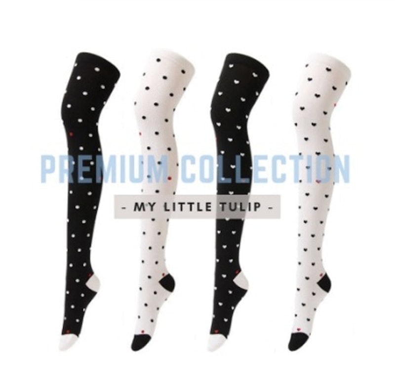 Kaos Kaki Panjang Polkadot 2