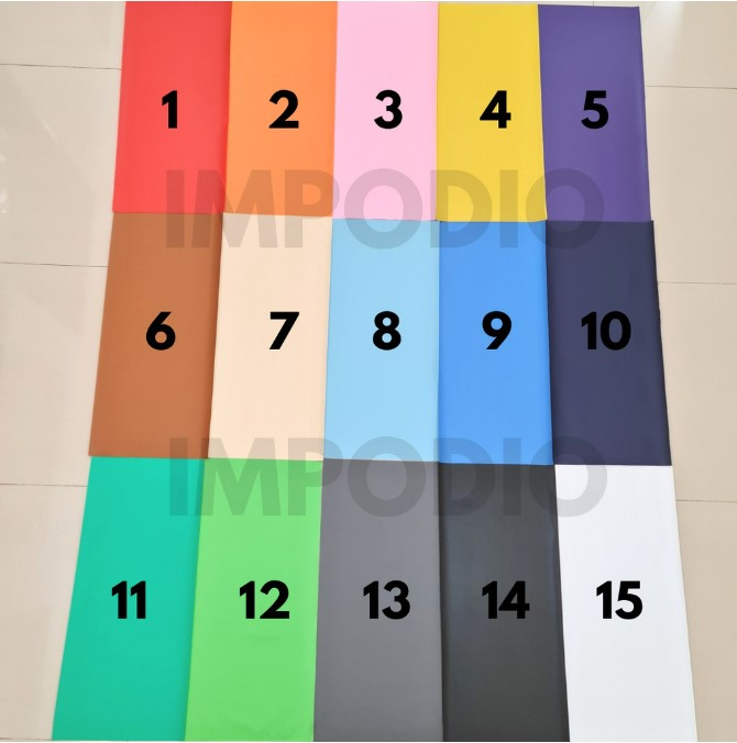Impodio Background Foto Warna Polos 200 cm x 130 cm