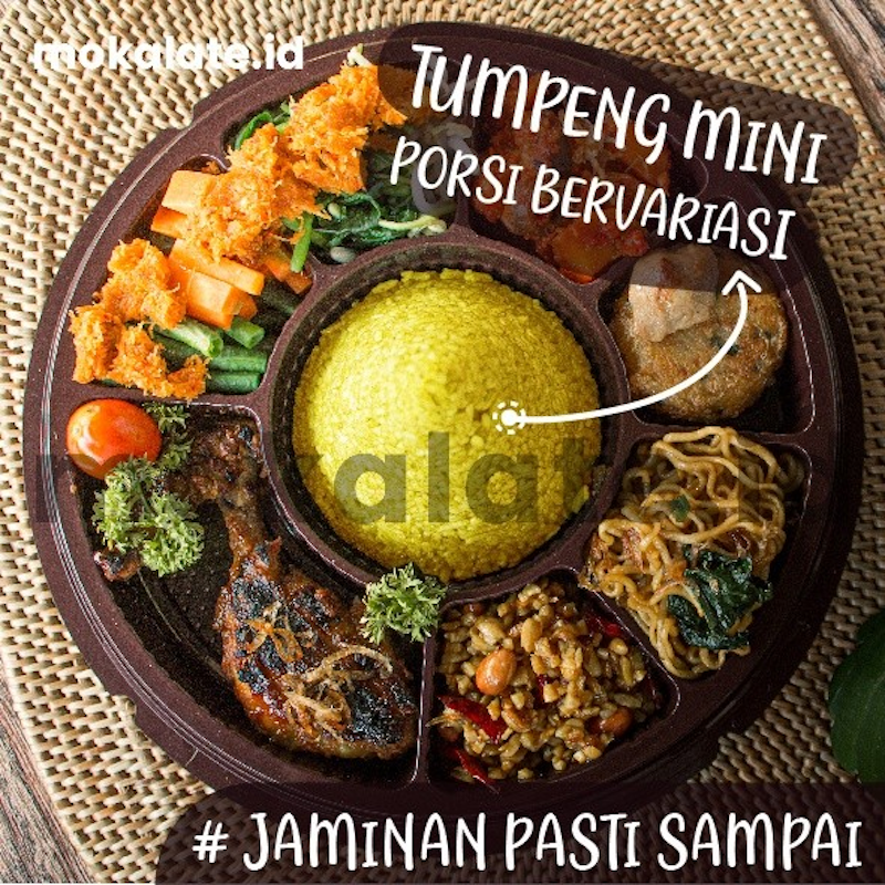 Mokalate Nasi Tumpeng Mini Halal Paket Premium 2