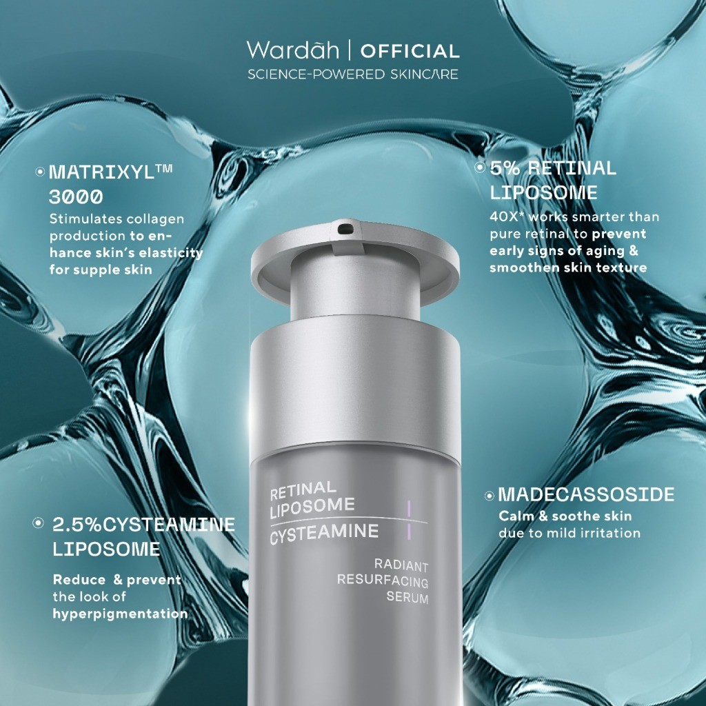 Paragon Technology and Innovation Wardah Radiant Resurfacing Retinal Cysteamine Serum