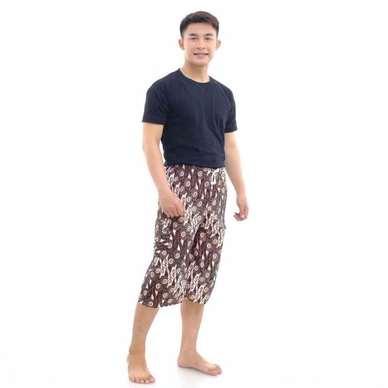 Celana Pendek Kolor Santai Batik 3/4  5