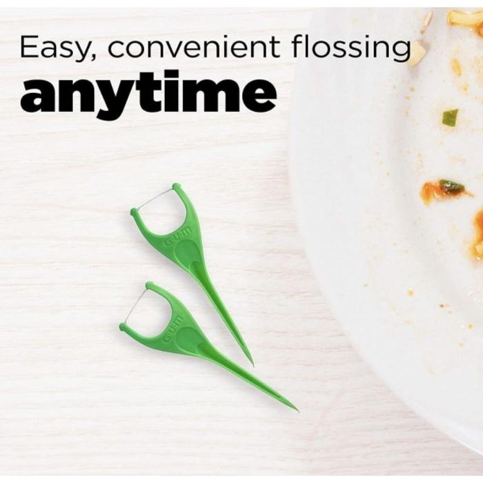 Sunstar G.U.M Angled Clean Flosser Picks 