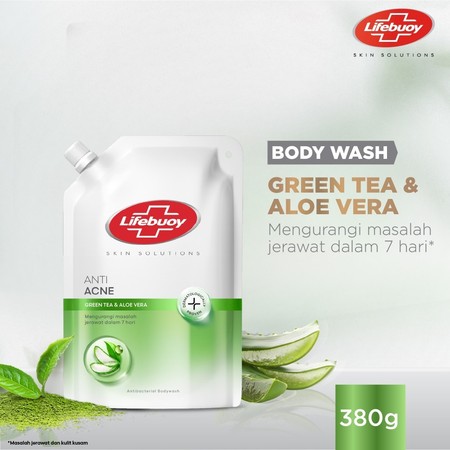 Lifebuoy Anti Acne Green Tea & Aloe Vera Antibacterial Bodywash