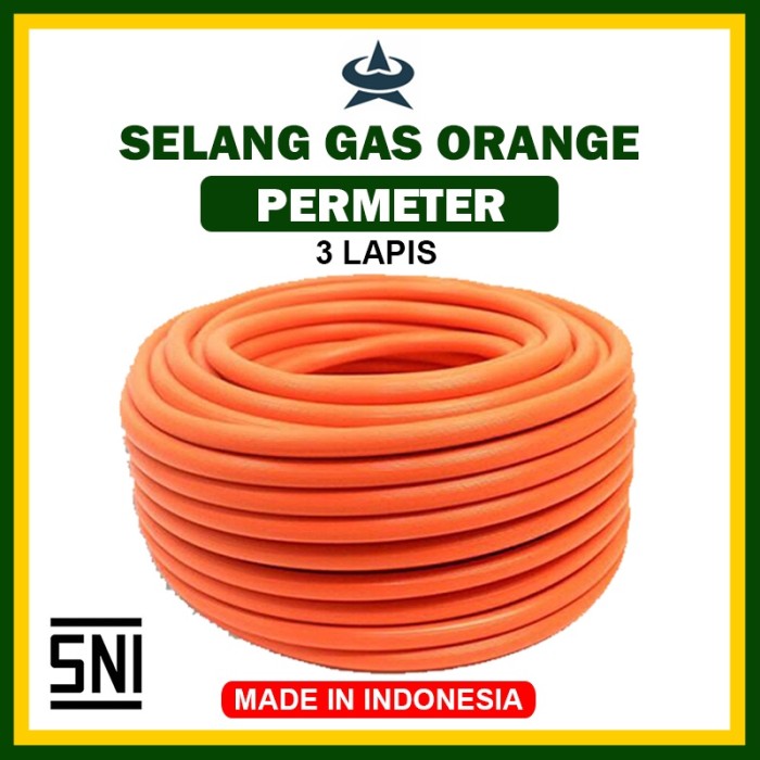 GEMUK Selang Gas 3 Lapis Meteran Tekanan Tinggi 5