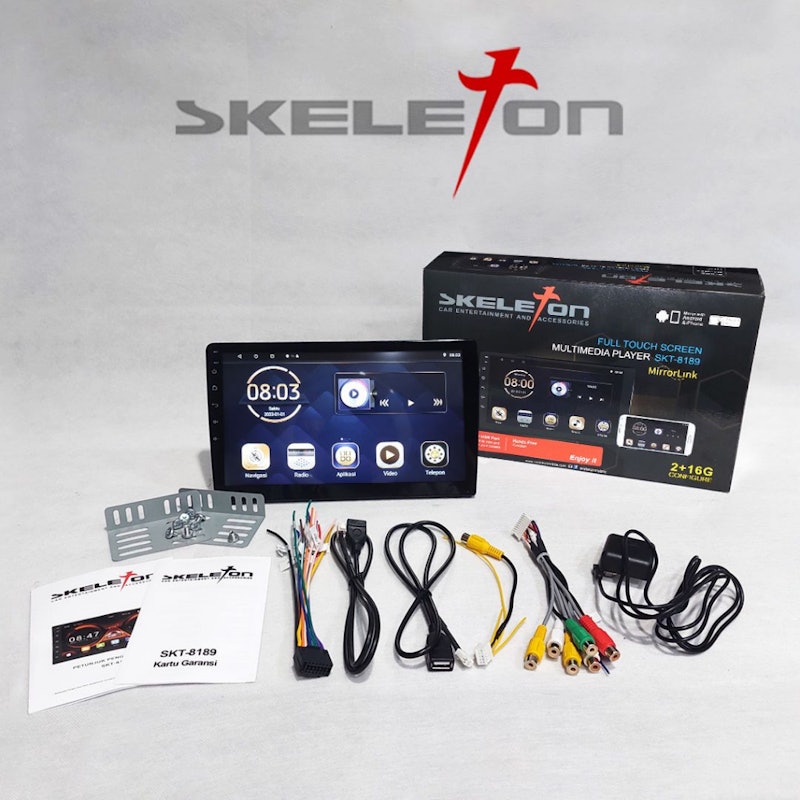 Skeleton Head Unit Android RAM 4+64 GB 9 Inch 3