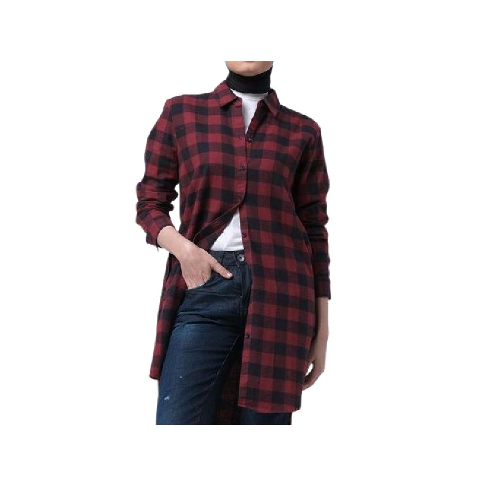 Logo Jeans Kemeja Wanita Zelda  ｜ 24826L5RB