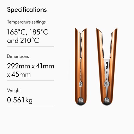 Dyson Dyson Corrale™ Hair Straightener (Bright Copper/Bright Nickel) HS07