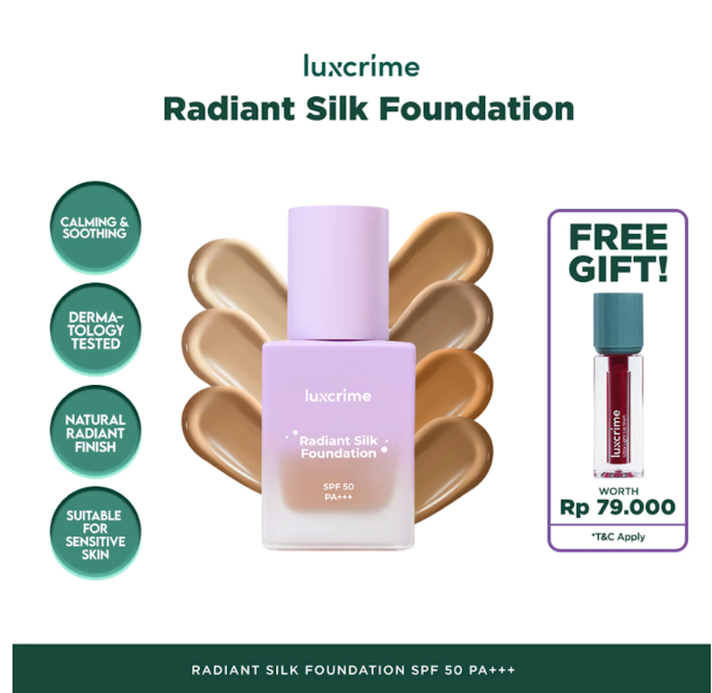 Radiant Silk Foundation SPF 50 PA+++ 2