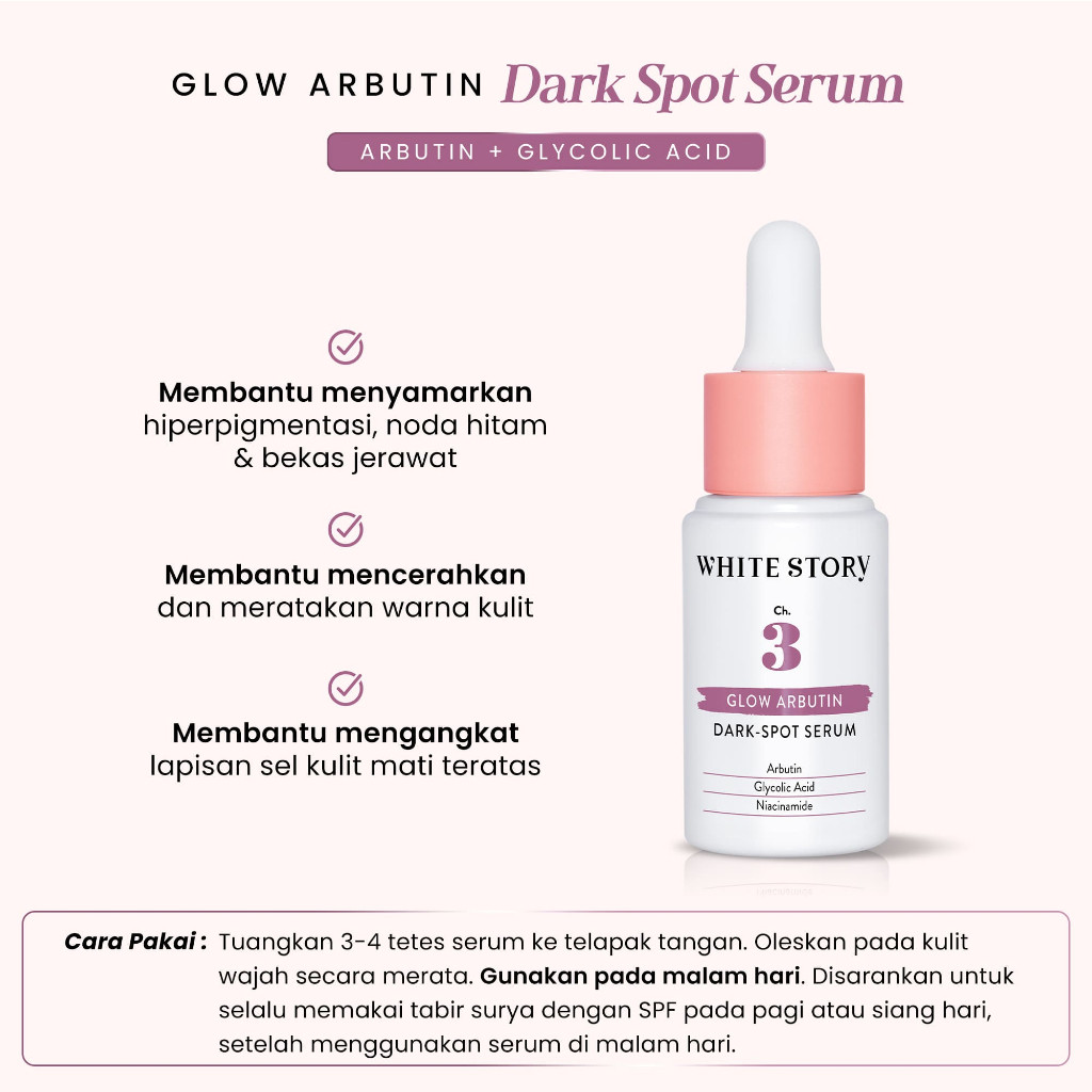 Natura Deca Kosmetika White Story Glow Arbutin Dark-Spot Serum