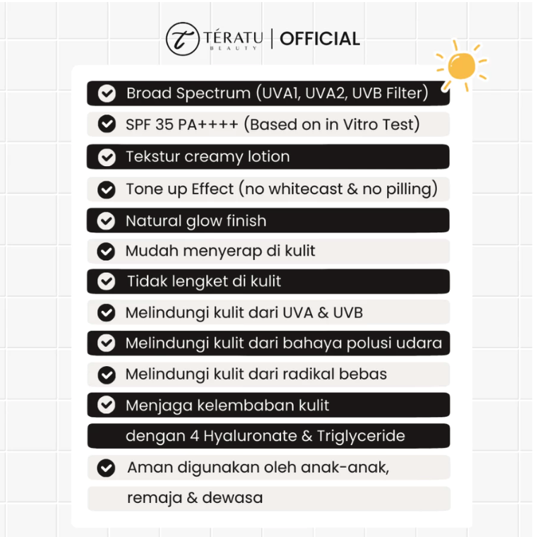 Fandi Universal Kosmekreasi Tératu Beauty UV Protect Moist Sunscreen