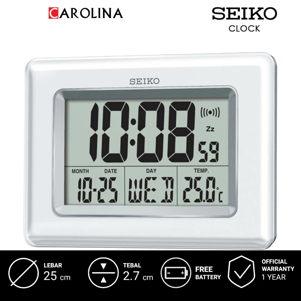 Seiko Group Corporation SEIKO Jam Dinding Digital  QHL058W