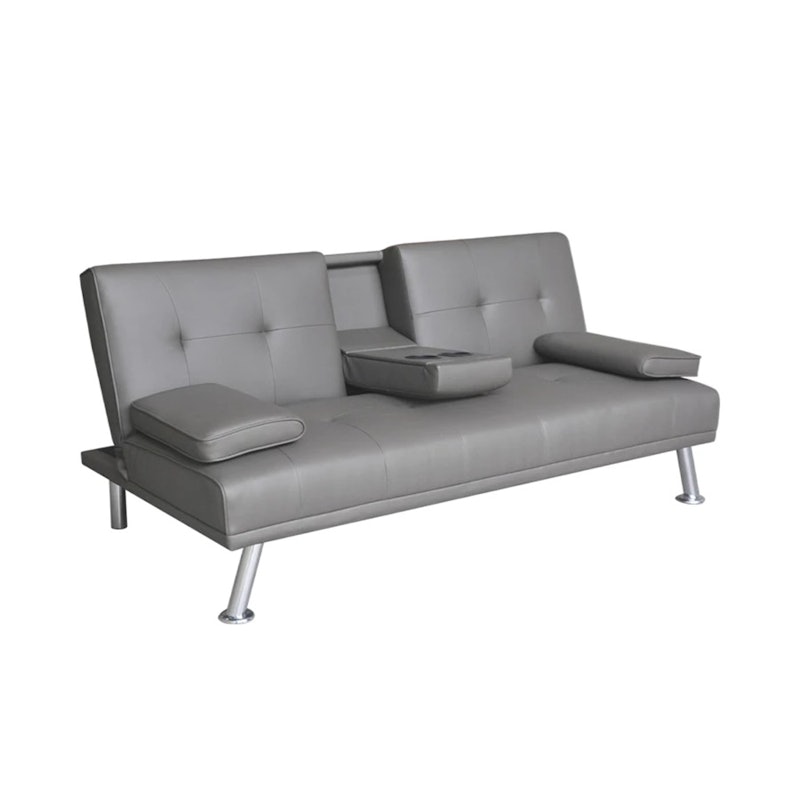 Informa Geni Sofa Bed Kulit dengan Console 2