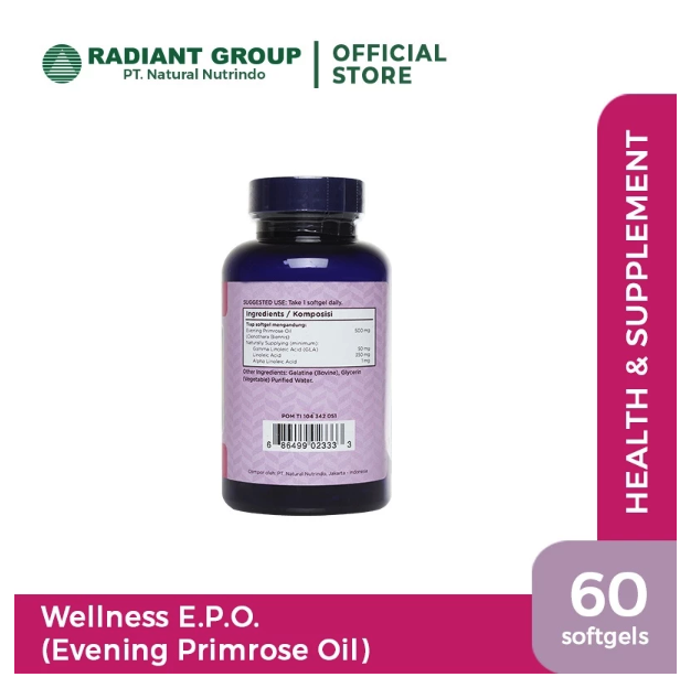 Natural Nutrindo Wellness E.P.O (Evening Primrose Oil)