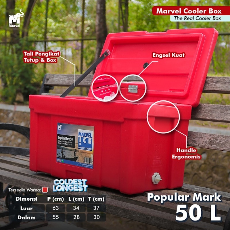 Marvel Cooler Box Popular Mark 50L 2