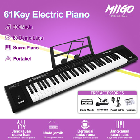 MIIGO 61 Keys Electric Piano 2