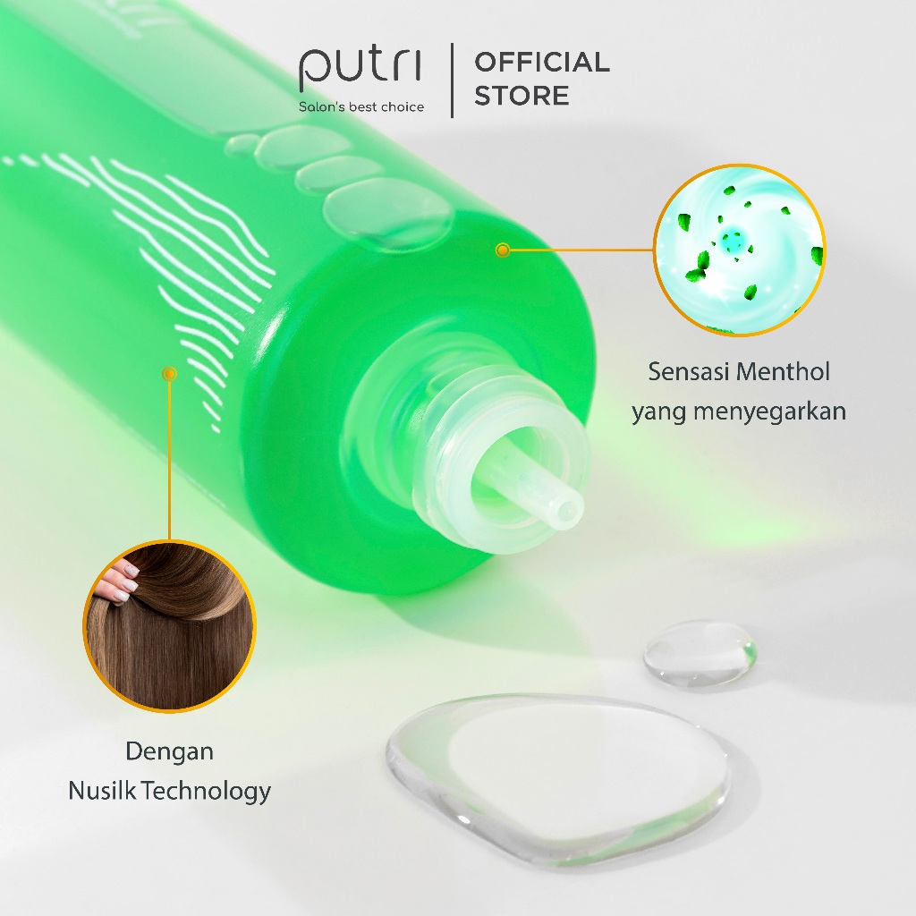 Paragon Technology and Innovation Putri Hair Tonic Menthol with Nusilk Technology