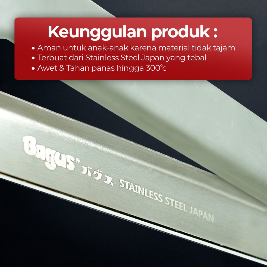 Bagus Kitchenware Penjepit Makanan 9.5" 532