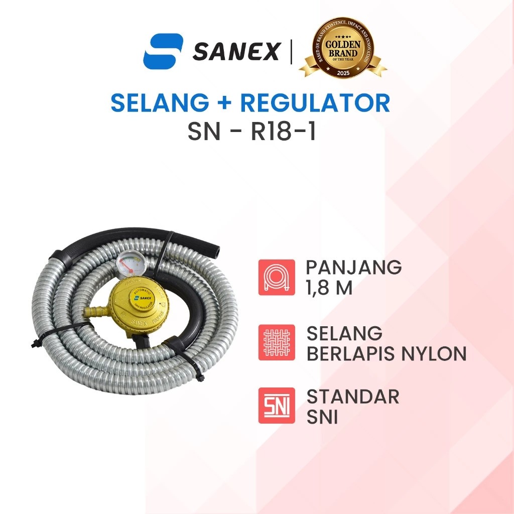 Indo Surya Kencana Sanex Selang Regulator Gas  SN-R181
