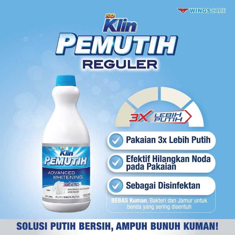 Soklin Pemutih Pakaian Reguler 2