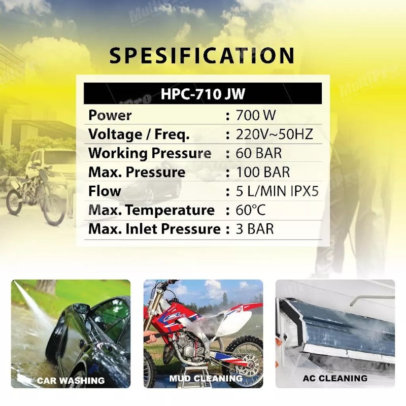 MultiPro Cleaning High Pressure Cleaner 3