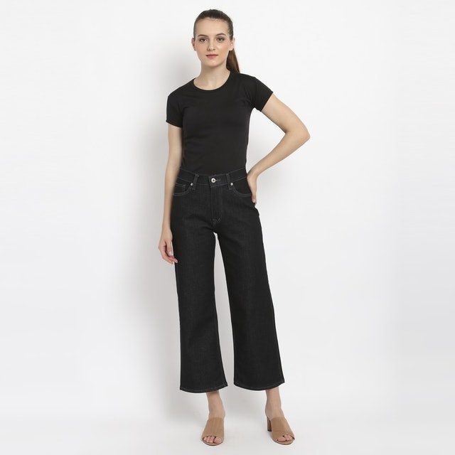 EMILY 06 Celana Panjang Kulot Jeans 4