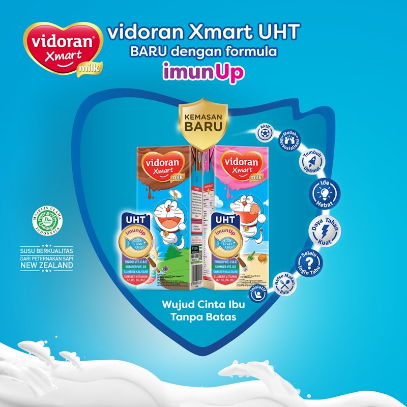 Xmart UHT Rasa Strawberry 5