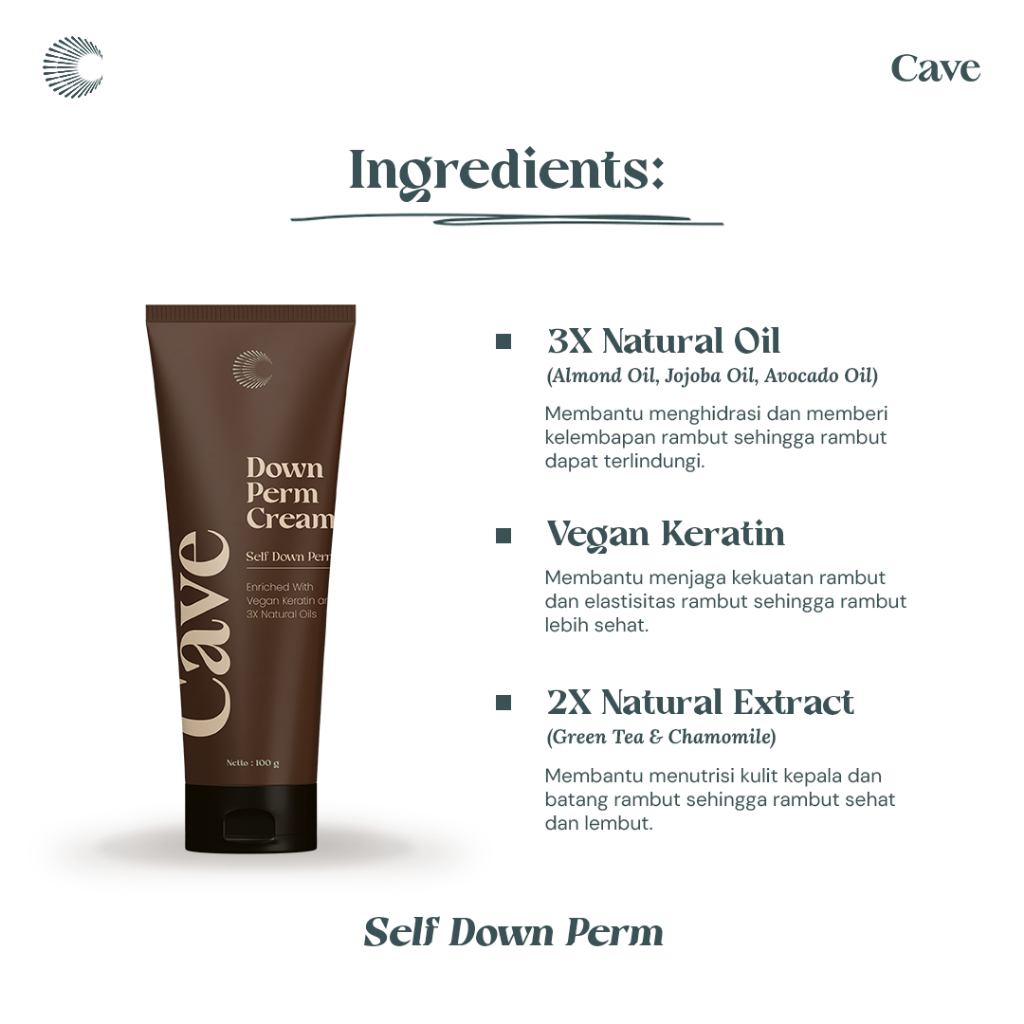 Cave Down Perm Cream 5