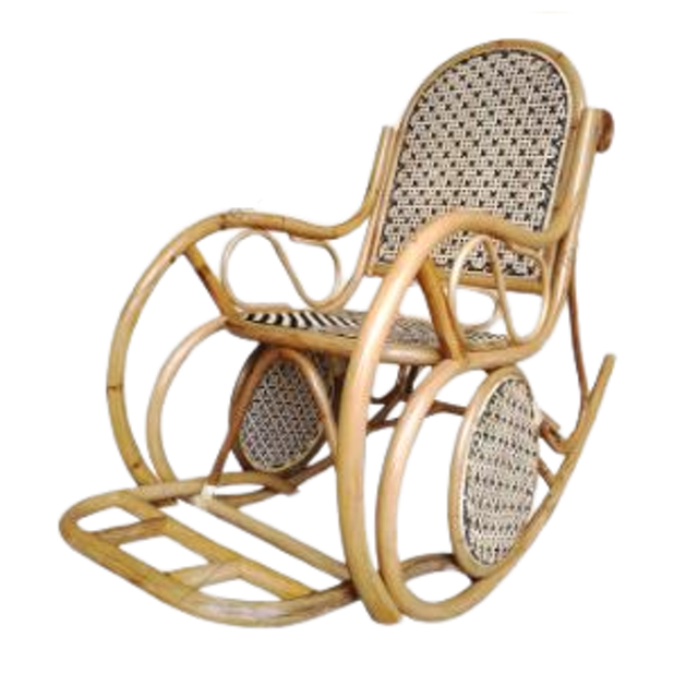 Kursi Goyang Rotan Dewasa