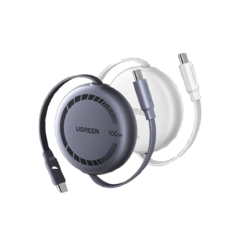 UGREEN USB-C to USB-C PD Fast Charging Retractable Cable 1