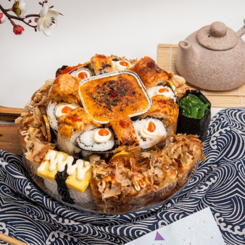 Onelife Foods Sushi Birthday Cake 2