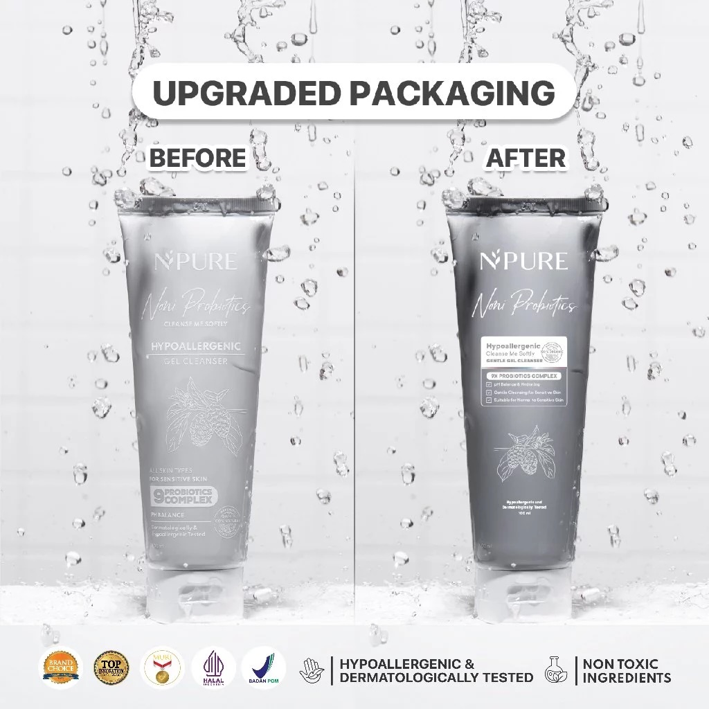 Penta Natural Kosmetindo N'PURE Noni Probiotics Cleanse Me Softly Gel Cleanser