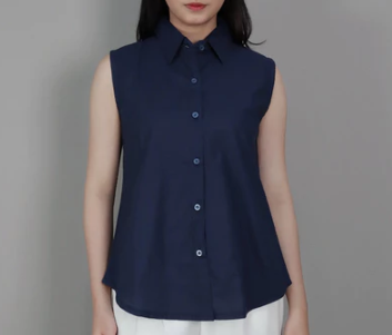 Bayka Bayka Kemeja Wanita Tanpa Lengan