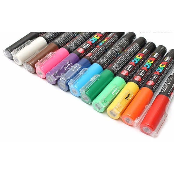 Uni Posca Paint Marker Pen (Extra Fine Point)  PC-1M