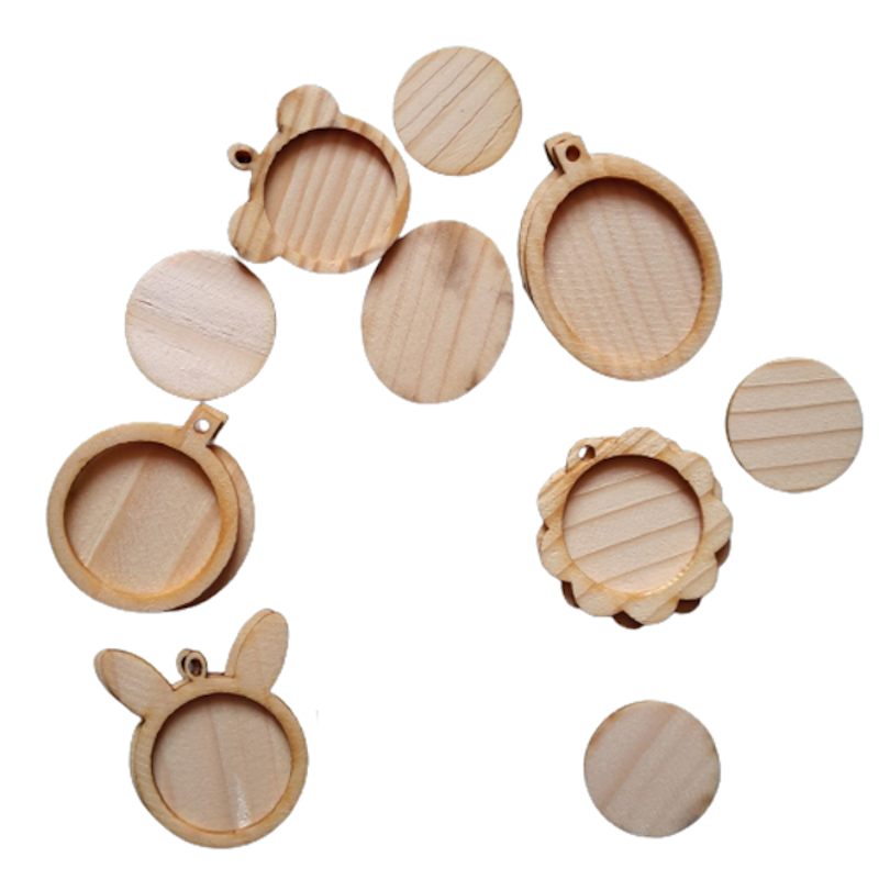 Mini Hoop Kayu Jati Belanda 1