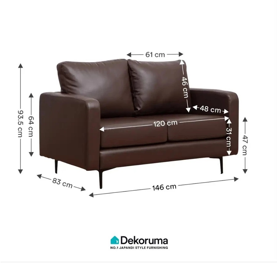 Dekoruma Inovasi Lestari Heim Studio Sofa Kulit  TAKA