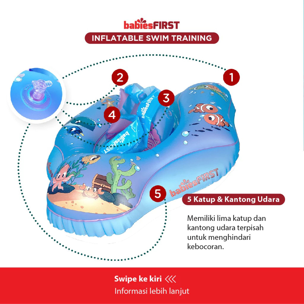 babiesFIRST Babies First Inflatable Swim Training