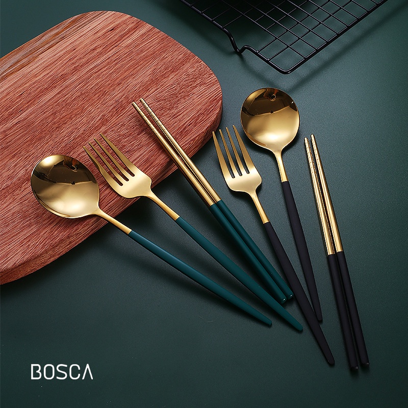 Set Alat Makan Stainless - Grafir Cutlery Custom Nama 5